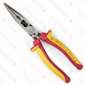 318I Channellock 8" Long Nose Plier w/ Side Cutter and 1000V Insulated Grip