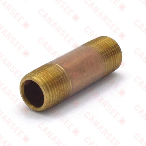 Everhot RB-038X2 3/8" x 2" Brass Pipe Nipple
