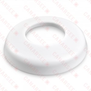1" CTS White Plastic Escutcheons for 1" PEX, Copper Pipe (20/bag)