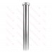 1-1/4" x 12", 17GA, Slip Joint Extension (Tailpiece), Chrome Plated Brass, w/ Solid Brass Slip Nut