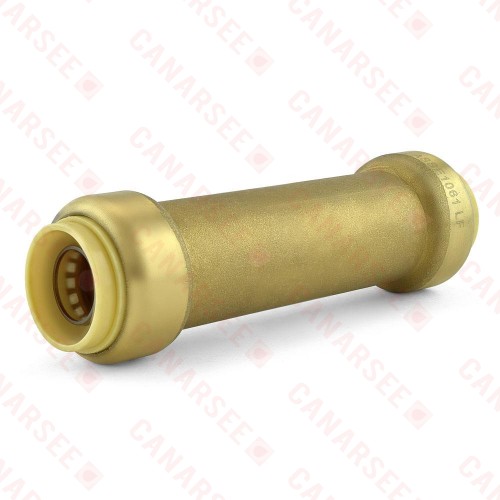 3/4" x 3/4" Push To Connect Slip Coupling, Lead-Free