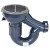 WeldOne 2" PVC Integral Trap Floor Drain w/ Round Ductile Iron Strainer & Ring