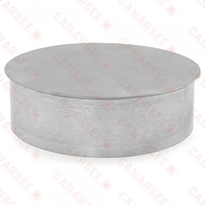 7" Galvanized Clean-Out Cap, 26 GA..