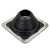 4" - 8-1/4" dia. Pipe, Master Flash Profiled/Corrugated Metal Roof Flashing, 11" x 11" base