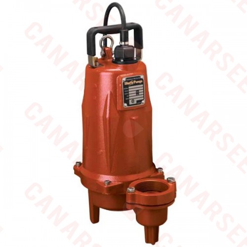 Manual Sewage Pump, 2HP, 25' cord, 440/480V, 3-Phase