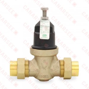 3/4" Pressure Reducing Valve w/ Double Union FNPT 15-75 psi (Lead-Free)