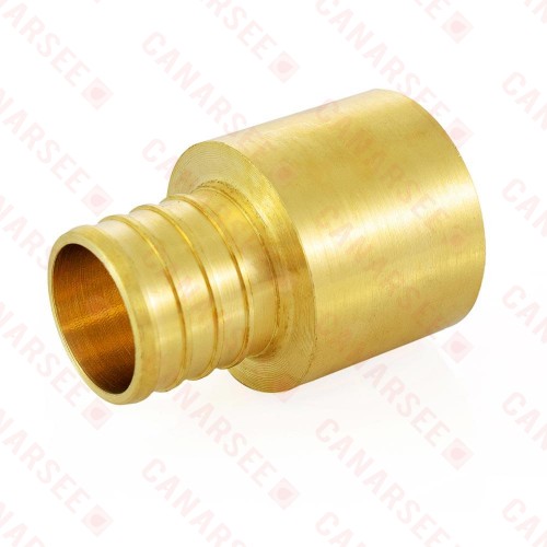 1” PEX x 1” Copper Pipe Adapter, Lead-Free