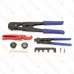 15" PEX Crimp Tool Kit - 3/8", 1/2", 3/4" & 1" + Crimp Ring Remover + Pipe Cutter
