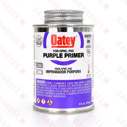 4 oz Purple PVC/CPVC Primer w/ Dauber