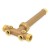 1" MPT x 10" Union Brass Well Tank Tee (Lead-Free)