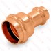 1" x 1/2" Press Copper Reducing Coupling, Imported