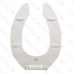 Bemis 1955CT (White) Commerical Plastic Elongated Toilet Seat w/ Check Hinges, Heavy-Duty