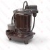 Automatic Sump/Effluent Pump w/ Wide Angle Float Switch, 50' cord, 1/3HP, 115V