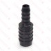 1" x 1/2" Barbed Insert PVC Reducing Coupling, Sch 40, Gray
