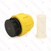 1-1/4" Compression Cap for SDR-11 Yellow PE Gas Pipe