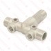 1" MPT x 4-3/4" Solid 304 Stainless Steel Short Well Tank Tee