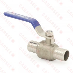 1" PEX 304 St. Steel Ball Valve, Full Port (Lead-Free)..