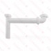 1-1/2" End Outlet Waste Kit, Adjustable (12"-16"), White Plastic