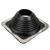 4-3/4" - 10" dia. Pipe, Master Flash Profiled/Corrugated Metal Roof Flashing, 12" x 12" base