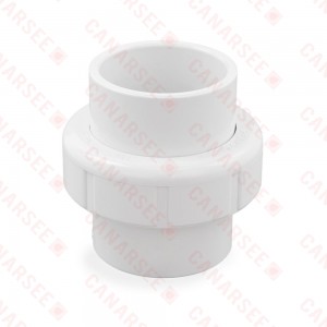 1-1/2" PVC (Sch. 40) Socket Union w/ EPDM O-ring