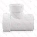 4" x 4" x 3" PVC DWV Sanitary Street Tee (Spigot x Socket x Socket)