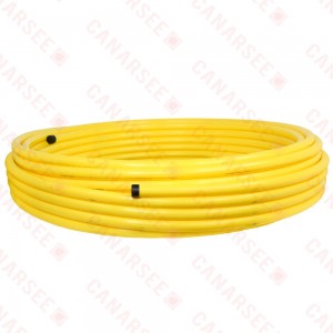 1-1/4" IPS x 300ft Yellow PE Gas Pipe for Underground Use, SDR-11
