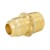 1/2" Flare x 1/2" Male NPT Threaded Brass Adapter