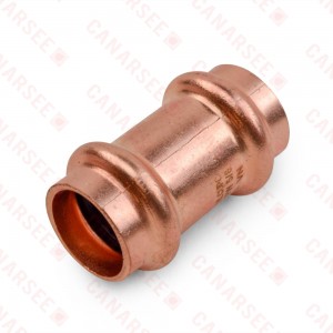 1/2" Press Copper Slip Coupling, Imported
