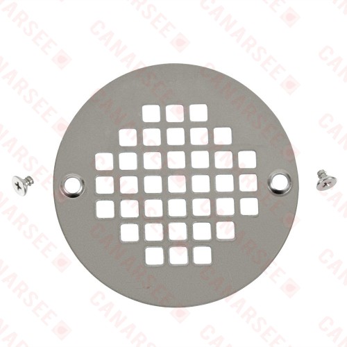 4" Stainless Steel Round Screw-Tite Strainer for Oatey Shower Drains