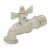 1/2" MPT 304 St. Steel Hose Bibb Ball Valve, 1/4-Turn (Lead-Free)..
