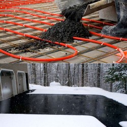 Radiant Floor Heating for Ice and Snow Melting Applications