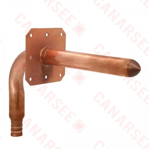 Sioux Chief 630X248E 1/2" PowerPEX Copper Stub Out Elbow with Ear (8" x 3-1/2")