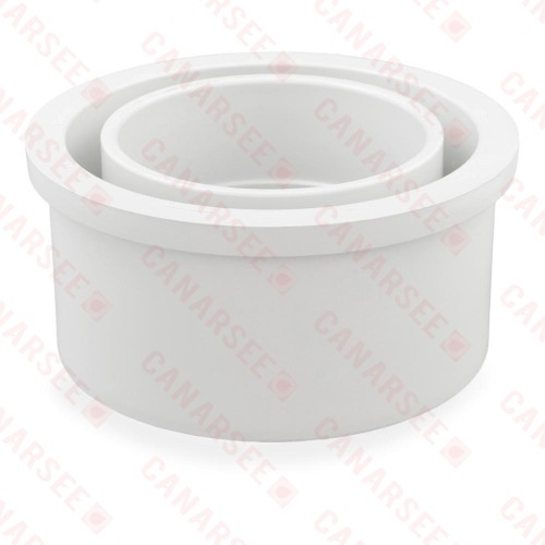 6" x 4" PVC DWV Bushing (Spigot x Socket)