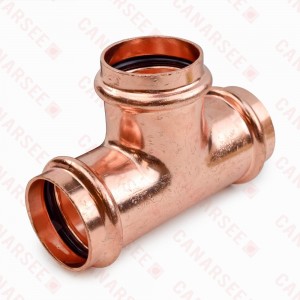 1-1/2" Press Copper Tee, Imported