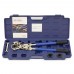 Manual Copper Press Tool Kit w/ Rotating Head, 1/2", 3/4" and 1"