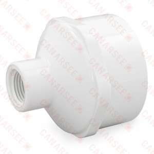 (Disc.) 2" x 1/2" PVC (Sch. 40) Socket x FIP Adapter