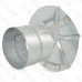 6" Galvanized Rain Cap (Shanty Cap), 26 GA..