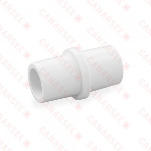 1" PVC (Sch. 40) Inside Pipe Connector (Coupling), Pipe ID x Pipe ID