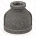 1-1/4" x 1/2" Black Coupling (Imported)