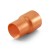 1-1/4" x 1" Reducing Copper Coupling