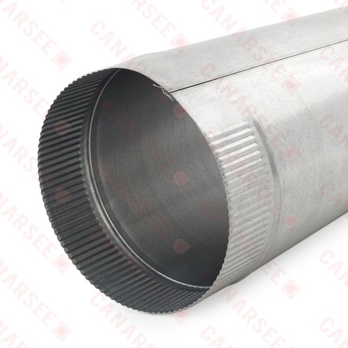 8" x 5 ft. Galvanized Snap-Lock Flue Pipe, 26 GA..