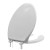 Bemis 7850TDG (White) Hospitality Plastic Elongated Toilet Seat w/ DuraGuard, Heavy-Duty