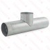 6" Galvanized Flue Tee, 24" Length, 26 GA..