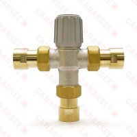 Honeywell 3/4” Union Threaded Mixing Valve (Lead-Free), 70F-145F