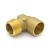 3/4” Sweat x 3/4” MPT Cast Brass Elbow, Lead-Free