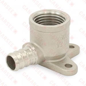 1/2" PEX x 1/2" FPT 304 St. Steel Drop Ear Elbow (Lead-Free)..