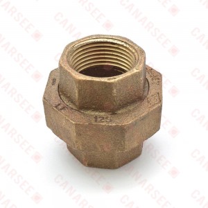 1" FPT Brass Union, Lead-Free