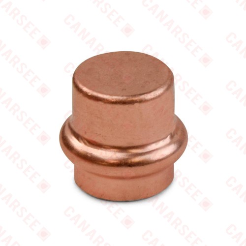 1/2" Press Copper Cap, Imported