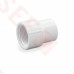 3/4" Barbed Insert x 1/2" Female NPT Threaded PVC Reducing Adapter, Sch 40, Gray