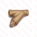 1/2” FPT Cast Brass Y-Strainer w/ Plug, Lead Free